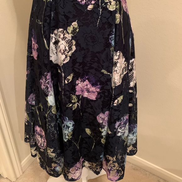 Danny and Nicole Navy Blue A-line Dress NWT Size 4 - Picture 5 of 9